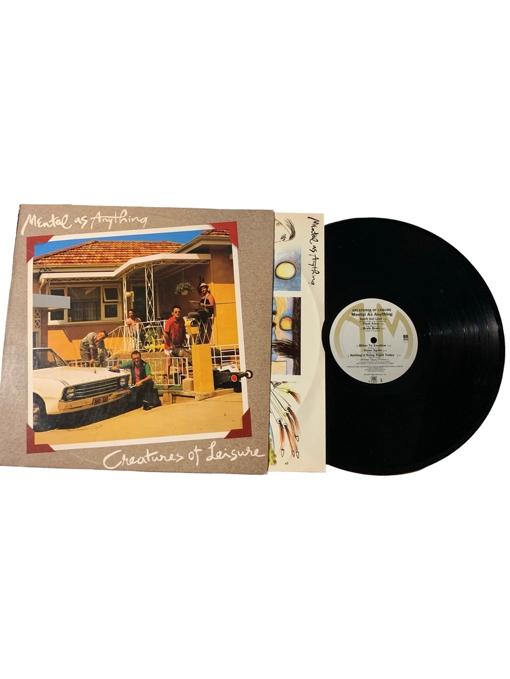 Mental As Anything - Creatures of Leisure Vinyl Record LP Good Condition